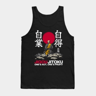 Japanese proverbs, one's act, one's profit. Tank Top